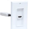 Manhattan 771719 Placa De Pared Hdmi De Un Puerto Hdmi Hembra A Hdmi Hembra Tipo Conector Blanco