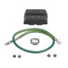 Kit De Tierra Fisica De Cable Blindado 6 Awg. Color Verde / Amarillo Con Terminación En Extremos.