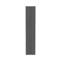 Tapa Final De Fila Para Organizador Vertical Patchrunner™ 2 De 45 Ur Color Negro
