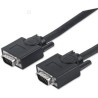 Manhattan 311731  Cable De 1.8 Metros Para Monitor Svga/ Hd 15 Macho A Hd 15 Macho/ Color Negro/