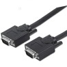 Manhattan 311731  Cable De 1.8 Metros Para Monitor Svga/ Hd 15 Macho A Hd 15 Macho/ Color Negro/