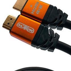 Saxxon Sx050hdc  Cable Hdmi De 5 Metros De Alta Velocidad  / Versión 2.0 / Resolución 4k / Canal De Retorno De Audio (arc) / Vid