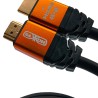 Saxxon Sx050hdc  Cable Hdmi De 5 Metros De Alta Velocidad  / Versión 2.0 / Resolución 4k / Canal De Retorno De Audio (arc) / Vid