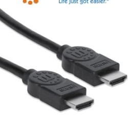 Manhattan 323260  Cable Hdmi De Alta Velocidad De 15 Metros / Resolución 4k30hz/ Soprota 3d Y Canal De Ethernet De 100 Mbps/ Hdm