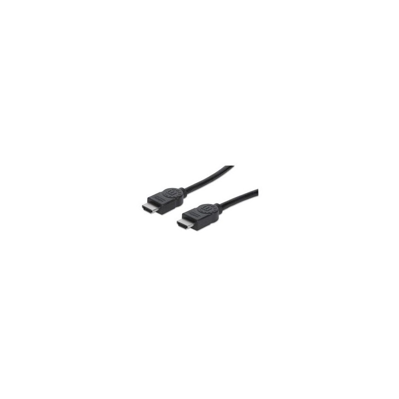 308458 Cable HDMI de Alta Velocidad FHD Blindado Negro 22.5 m Color Negro. TL1