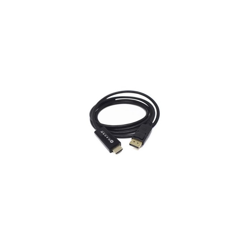 Adaptador HDMI a DisplayPort Naceb Technology NA0106 1.8 m HDMI DisplayPort Negro TL1