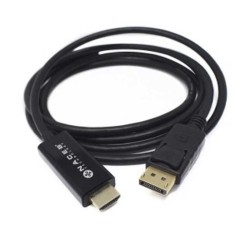Adaptador HDMI a DisplayPort Naceb Technology NA0106 1.8 m HDMI DisplayPort Negro TL1