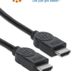 Manhattan 308458  Cable Hdmi De Alta Velocidad De 22.5 Metros/ Resolución 4k30hz/ Soprota 3d/ Hdmi Macho A Macho/ Soporta Canal