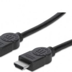 Cable HDMI Alta Velocidad con Ethernet 4K30Hz MANHATTAN 323246 10 m Macho Negro TL1