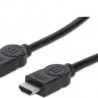 Cable HDMI Alta Velocidad con Ethernet 4K30Hz MANHATTAN 323246 10 m Macho Negro TL1