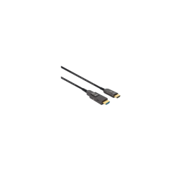 Manhattan 353243  Cable Óptico Activo Hdmi De Alta Velocidad / 4k60hz Uhd Hdmi Macho A Microhdmi Macho (tipo D) Y Hdmi Macho (ti