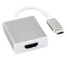 Convertidor USB Tipo C a HDMI BROBOTIX 569441 Blanco IDCARDKR2K