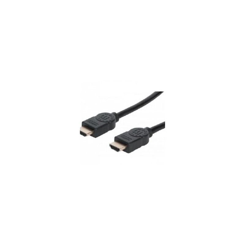 Cable HDMI de ultra alta velocidad con ethernet 8K60Hz o 4K120Hz MANHATTAN 354080 2 m Macho Negro SBNB600