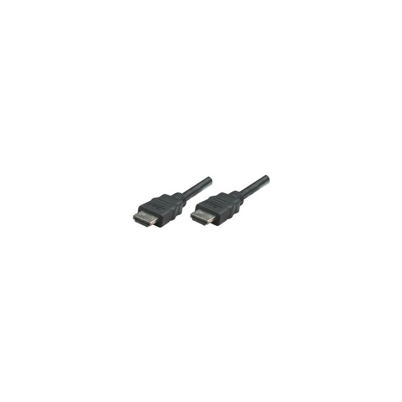 Cable HDMI Alta Velocidad con Ethernet 4K30Hz MANHATTAN 323222 3 m Macho Negro TL1