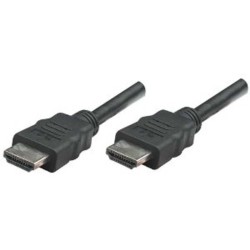 Cable HDMI Alta Velocidad con Ethernet 4K30Hz MANHATTAN 323222 3 m Macho Negro TL1