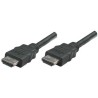 Cable HDMI Alta Velocidad con Ethernet 4K30Hz MANHATTAN 323222 3 m Macho Negro TL1