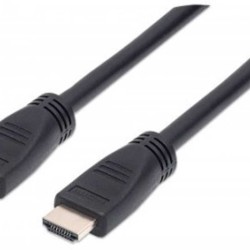 Cable HDMI 2.0 Alta Velocidad con Ethernet INTRAMUROS 4K60Hz MANHATTAN 353977 10 m Macho Negro TL1
