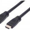 Cable HDMI 2.0 Alta Velocidad con Ethernet INTRAMUROS 4K60Hz MANHATTAN 353977 10 m Macho Negro TL1