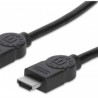 Cable HDMI Alta Velocidad con Ethernet 4K30Hz MANHATTAN 353274 7.5 Macho Negro TL1