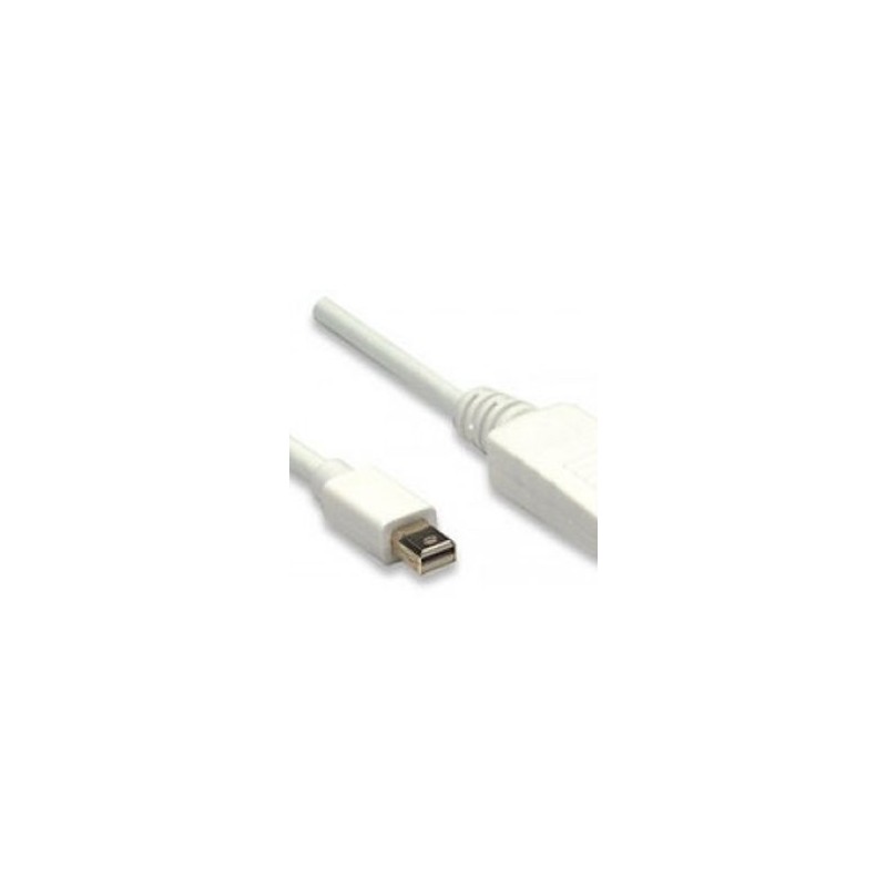 Adaptador Mini DisplayPort a Displayport MANHATTAN 324748 2 m Mini DisplayPort DisplayPort Color blanco Macho/Macho SBNB600