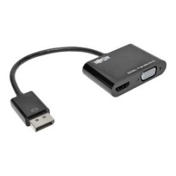 Adaptador DisplayPort  TRIPPLITE  P13606NHVV2 DisplayPort VGA/HDM Negro TL1