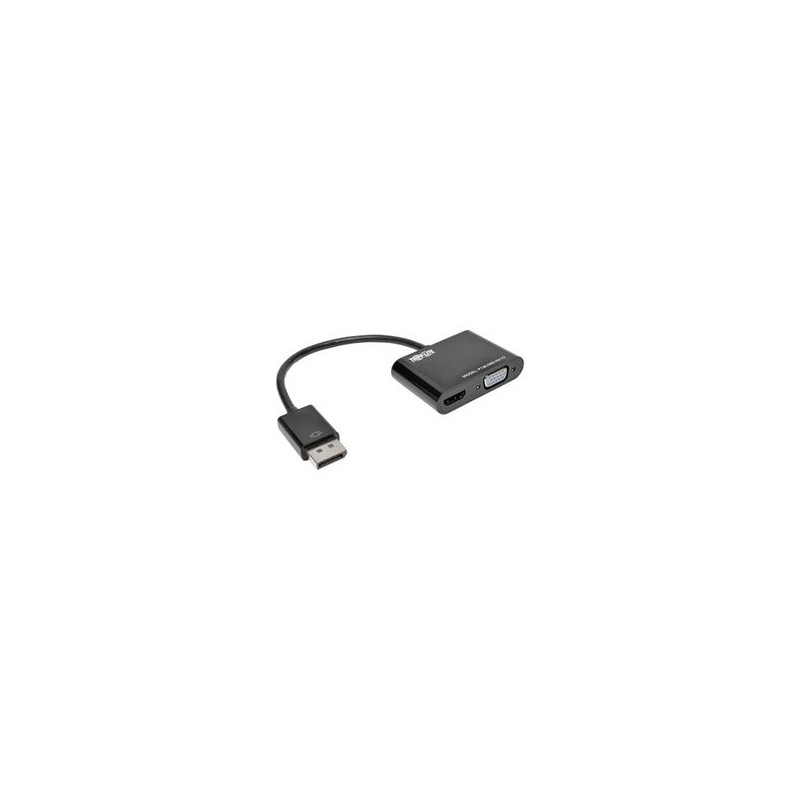 Adaptador DisplayPort  TRIPPLITE  P13606NHVV2 DisplayPort VGA/HDM Negro TL1