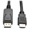 Cable Adaptador  TRIPPLITE P582006V2 1.83 m DisplayPort HDMI Negro TL1