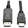 Cable Adaptador  TRIPPLITE P582006V2 1.83 m DisplayPort HDMI Negro TL1