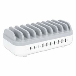 180856 Estación de carga de 10 puertos USB  120 W  Manhattan TL1