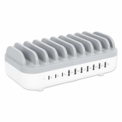 180856 Estación de carga de 10 puertos USB  120 W  Manhattan TL1