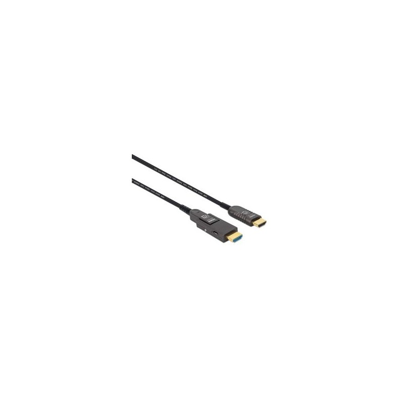 353243 Cable Óptico Activo HDMI macho a Micro HDMI macho de Alta Velocidad con conector HDMI desmontable 20 mts TL1