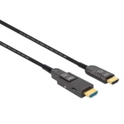 353243 Cable Óptico Activo HDMI macho a Micro HDMI macho de Alta Velocidad con conector HDMI desmontable 20 mts TL1