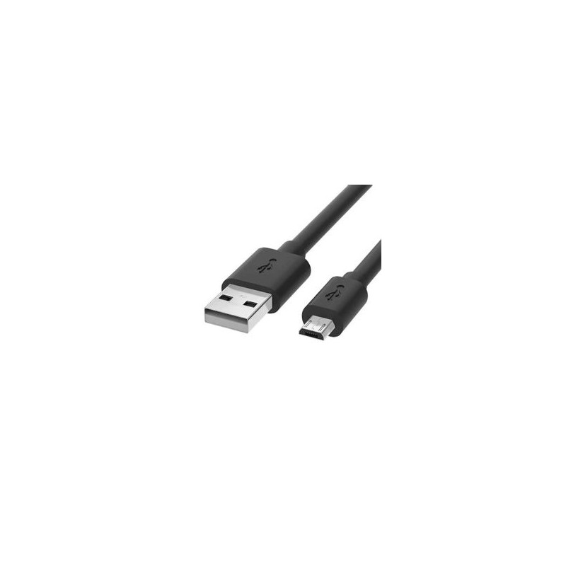 Cable USB A a MICRO USB V8 color negro. 1 metro de largo. Alta resistencia de materiales y carga rápida DBGUSBMN NMG-30U2