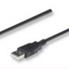 Cable USB tipo B MANHATTAN 3 m USB A USB B Macho/Macho Negro TL1