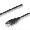 Cable USB tipo B MANHATTAN 3 m USB A USB B Macho/Macho Negro TL1