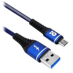 Cable USB V2.0 Tipo Micro B 1.0 M Denim Azul (6000717) Brobotix IDCARDKR2K
