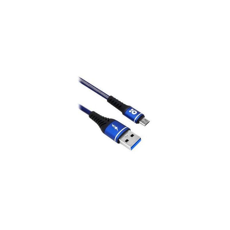 Cable USB V2.0 Tipo Micro B 1.0 M Denim Azul (6000717) Brobotix IDCARDKR2K