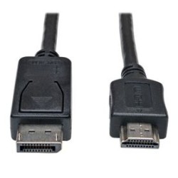 Adaptador de Cable TRIPPLITE P582006 Negro HDMI DisplayPort Macho/Macho TL1