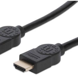 354837 Cable HDMI de Alta Velocidad con Canal Ethernet Versión Premium 4K a 60Hz UHD HEC ARC 3D18 Gbps Macho a Macho Blindado 1