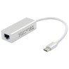 Convertidor USB Tipo C a RJ45 BROBOTIX 651879 USB C RJ45 15 cm Plata TL1