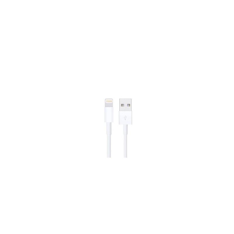 Cable USB A a LIGHTNING color blanco. 1 metro de largo. Alta resistencia de materiales y carga rápida DBGUSBLB NMG-30U2