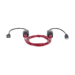 Cable USB  Extensor USB MANHATTAN hasta 60 m USB A / RJ45 USB A / RJ45 Macho/hembra Negro TL1