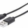 Cable USB C MANHATTAN 353298 USB A USB C Macho/Macho 1 m Negro. TL1