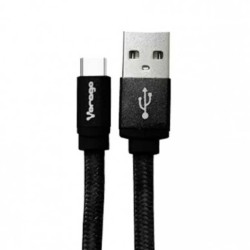 Cable USB a tipo C VORAGO CAB214 USB USB C 2 m Negro TL1