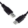 Cable GETTTECH JL3520 USB 2.0 USB AExtensión Negro 1.5 mts TL1