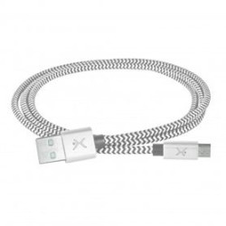 Cable USB A  Micro USB PERFECT CHOICE PC101680  Plata TL1