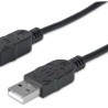333368 Cable para Dispositivos USB B de Alta Velocidad.  USB 2.0 A macho/ B macho 480 Mbps 1.8 m Negro TL1