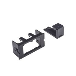Adaptador De 2 Módulos Minicom Para Marcos Interlink Color Negro 1 Pieza