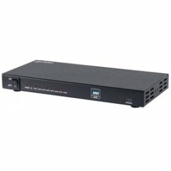 Video Splitter HDMI 4K MANHATTAN de 8 puertos Negro HDMI HDMI HDMI Hembra/hembra NMG-30U2