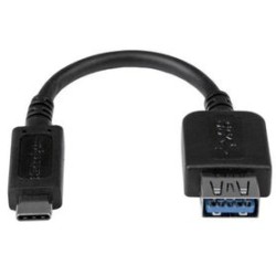 Cable USB StarTech.com  015 m USB C USB A Macho/hembra Negro IDCARDKR2K